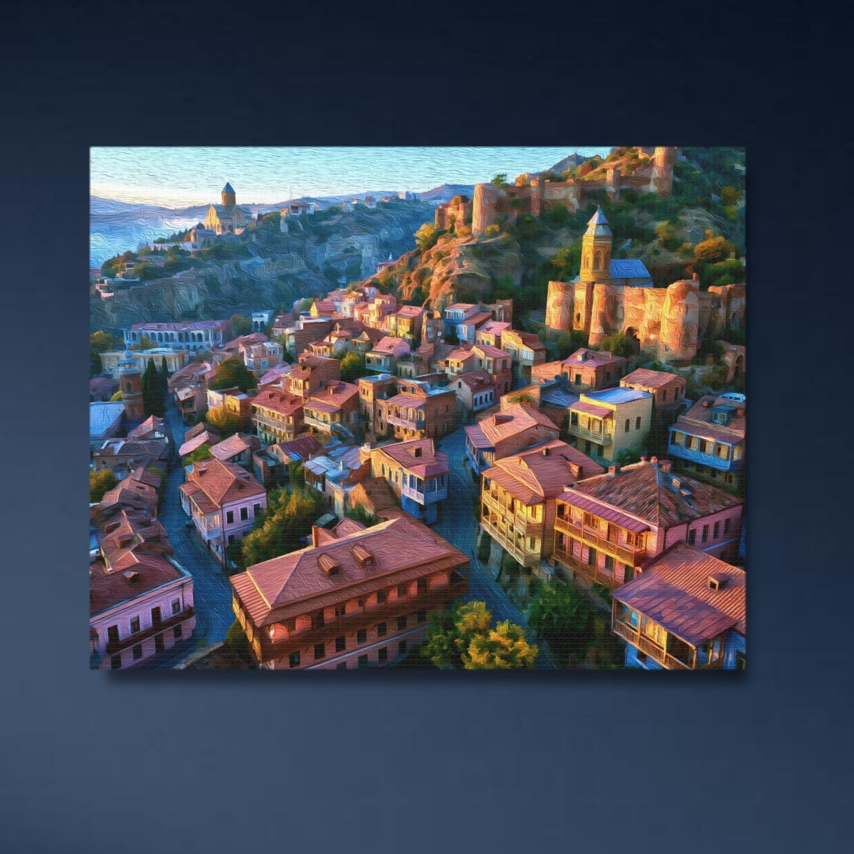 Tbilisi Old Town Narikala Fortress — Tbilisi, Georgia Study No. 4