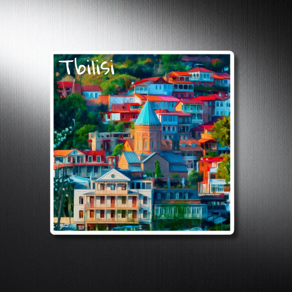 Tbilisi, Georgia | Old Town Hillside District | Original Series Decorative Magnet