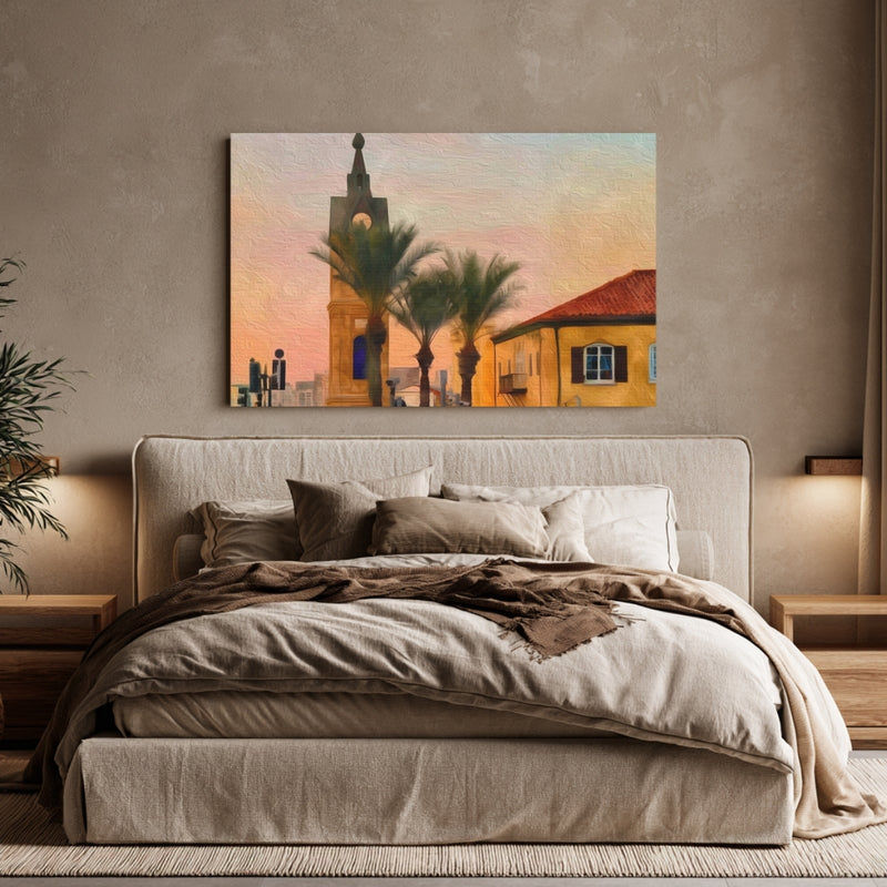 Jaffa Clock Tower Sunset — Tel Aviv, Israel, view 6