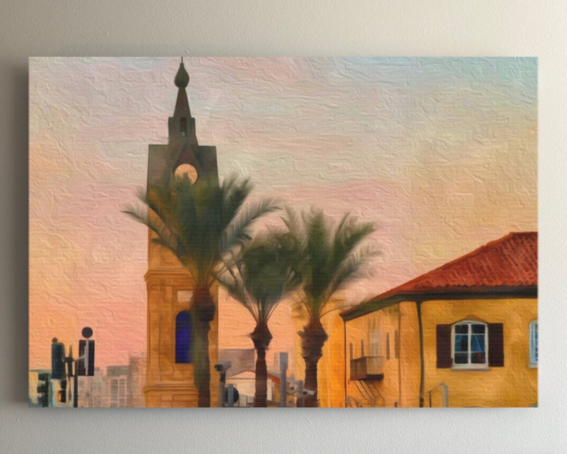Jaffa Clock Tower Sunset — Tel Aviv, Israel