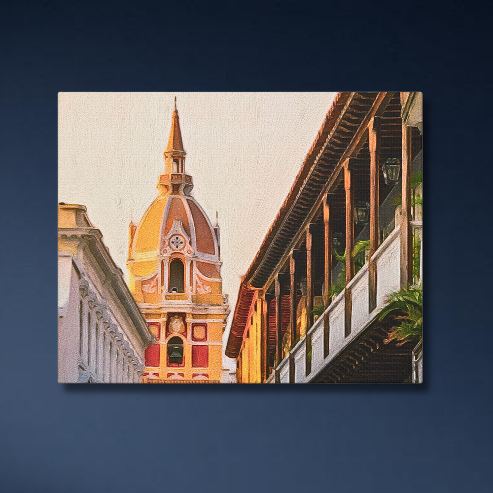 Cartagena, Colombia | Original Series Canvas detail