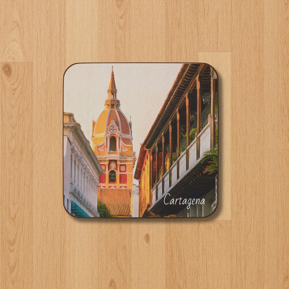 Cartagena, Colombia | Original Series Hardboard Coaster