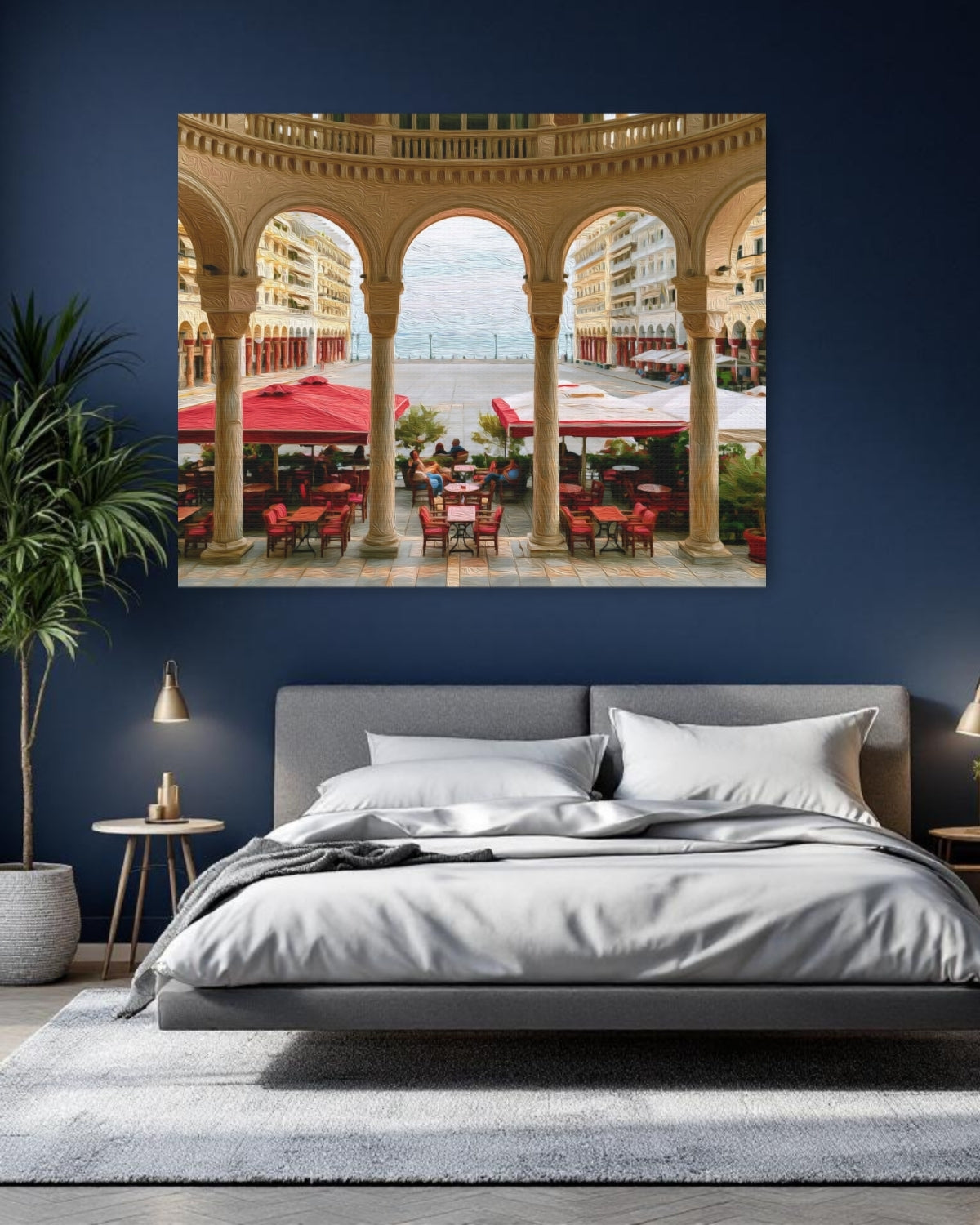 Aristotelous Square Arcaded Colonnade — Thessaloniki, Greece, study 1