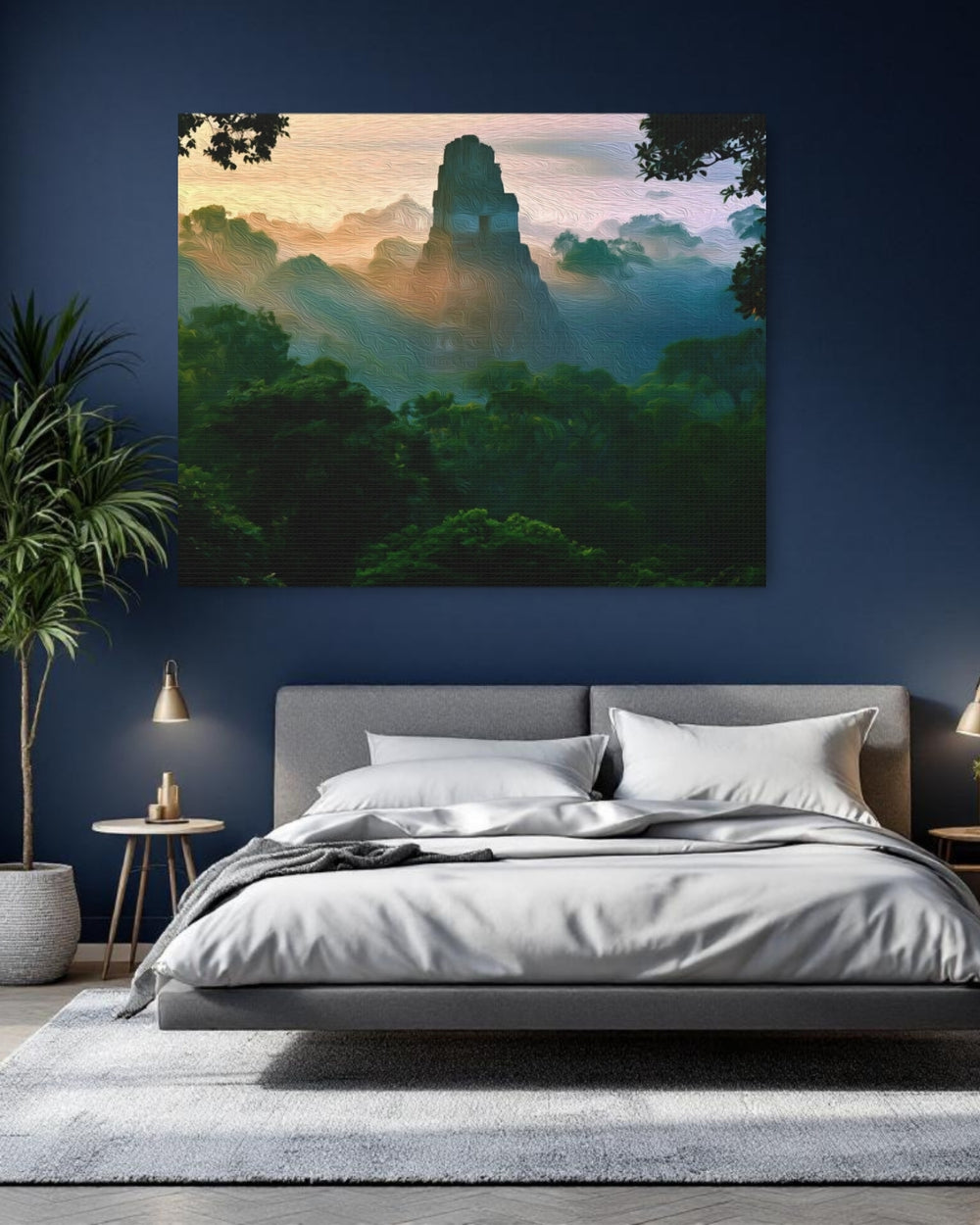 Tikal, Guatemala | Ancient Maya Temple Ruins | Original Series Gallery Canvas detail