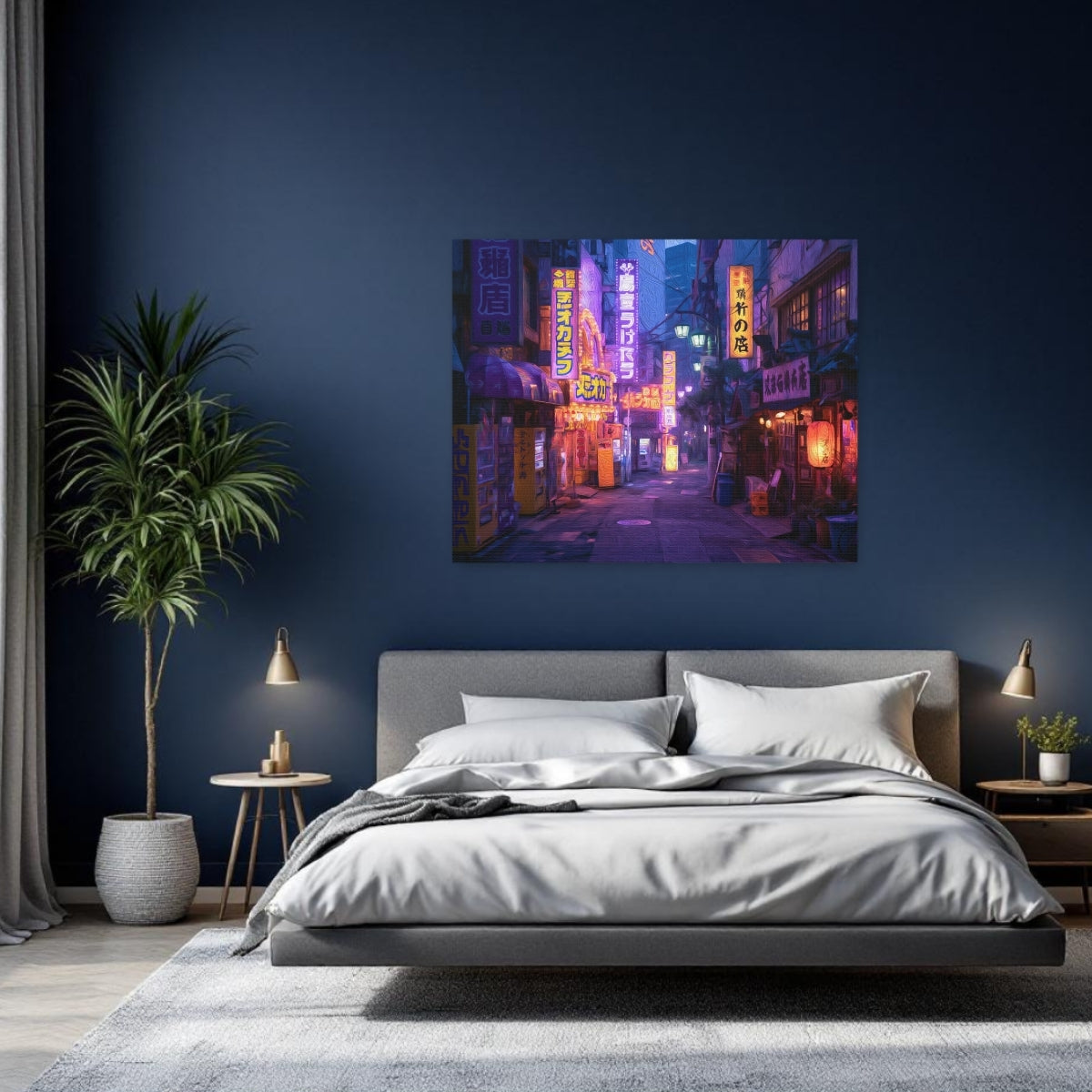 Tokyo, Japan | Tokyo Neon Alley Nightlife | Original Series Gallery Canvas detail