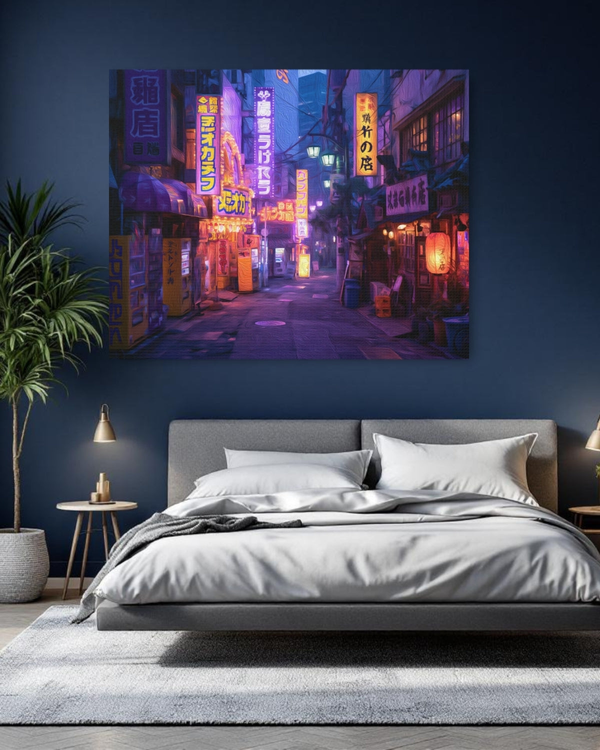 Tokyo, Japan | Tokyo Neon Alley Nightlife | Original Series Gallery Canvas detail
