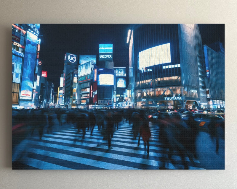 Shibuya Scramble Crossing Night — Tokyo, Japan