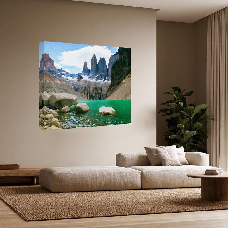 Torres del Paine Towers Lake — Torres del Paine, Chile, view 3