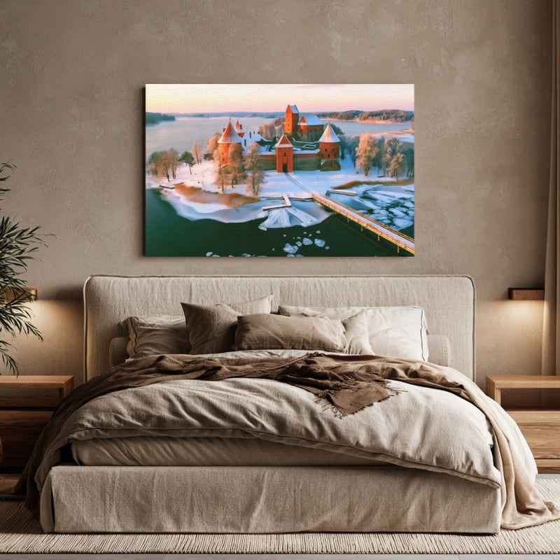 Trakai Island Castle Winter — Trakai, Lithuania, view 6