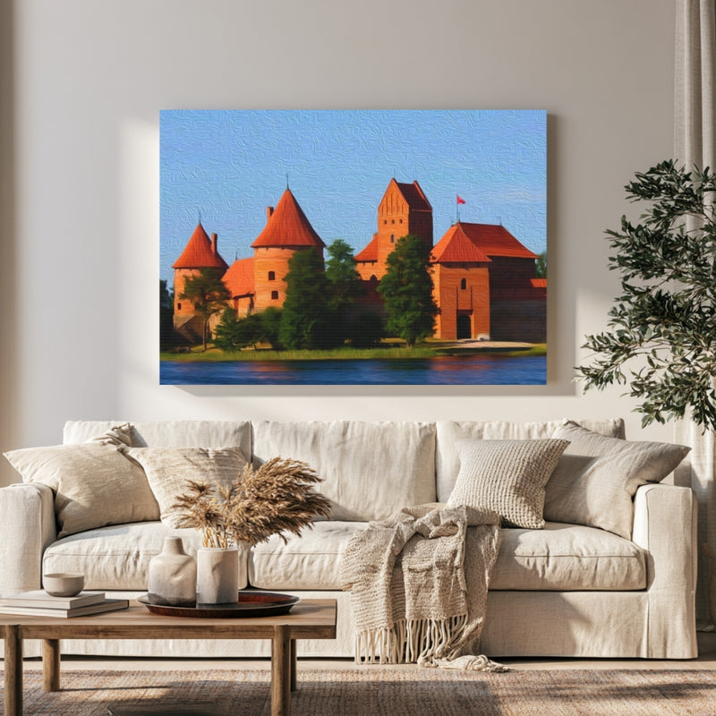Medieval Island Castle — Trakai, Lithuania, view 1