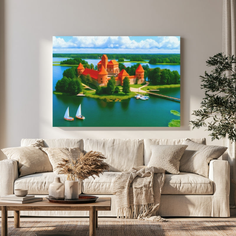 Trakai Island Castle — Trakai, Lithuania, view 1