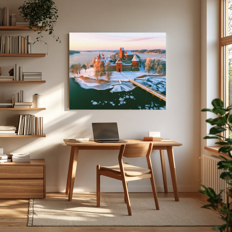 Trakai Island Castle Winter — Trakai, Lithuania, view 4