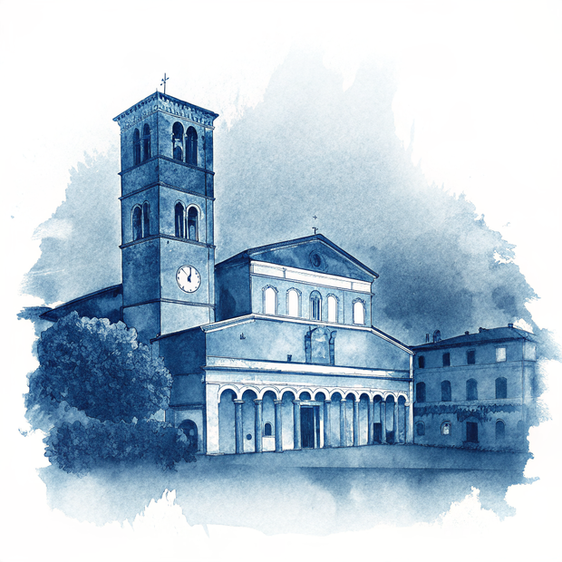 Trastevere watercolor