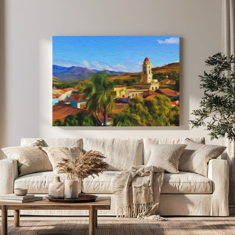 Colonial Rooftops and Bell Tower — Trinidad, Cuba, view 1