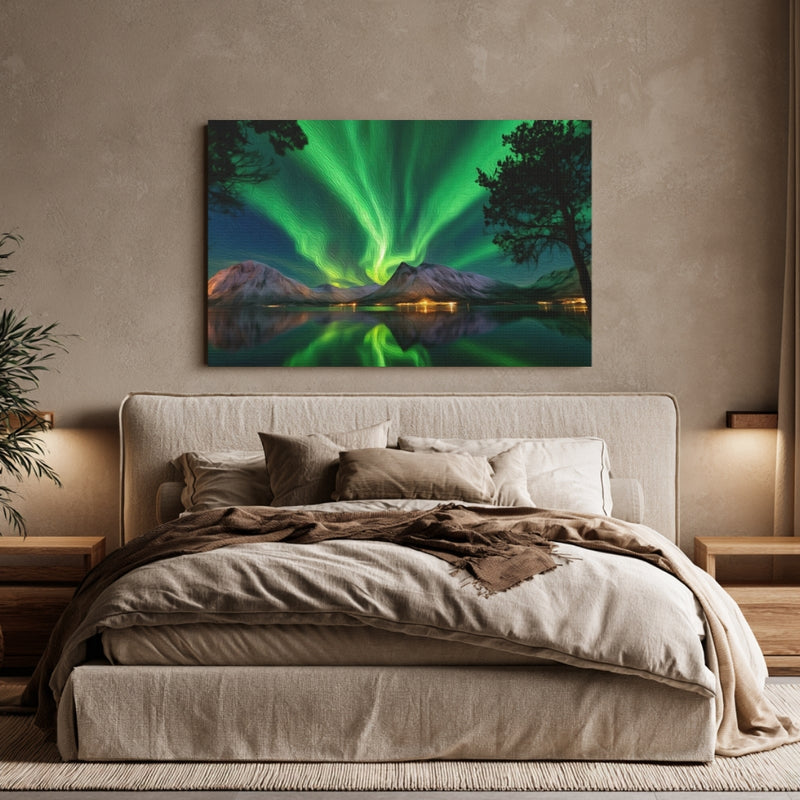 Aurora Over Arctic Fjord — Tromsø, Norway, view 6
