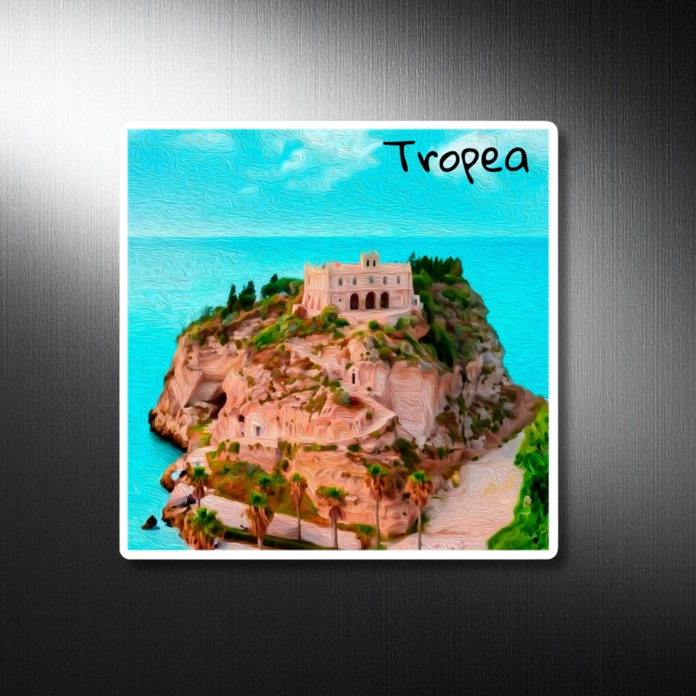 Tropea, Italy | Clifftop Sanctuary by Sea | Original Series Decorative Magnet