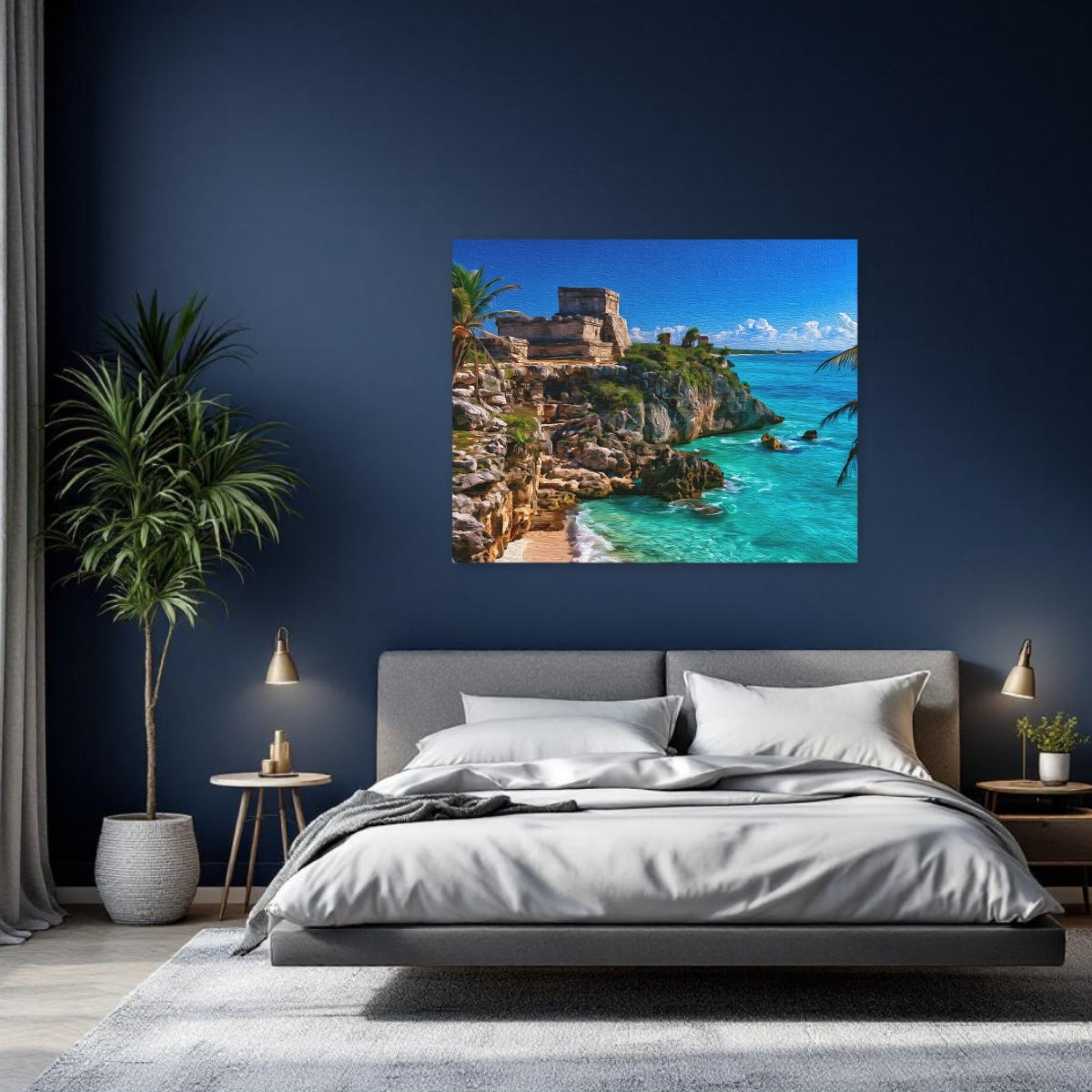 Tulum Mayan Ruins Cliffside — Tulum, Mexico Study No. 2