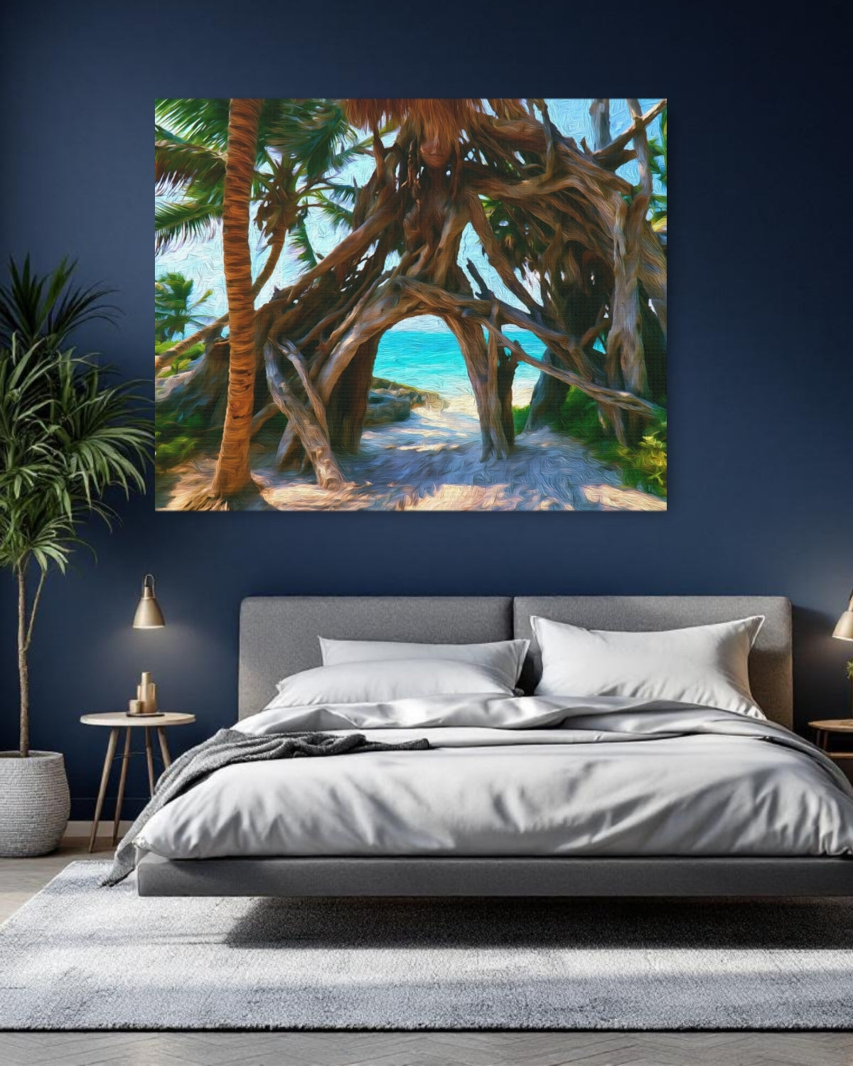 Tulum Beach Tree Arch — Tulum, Mexico Study No. 1