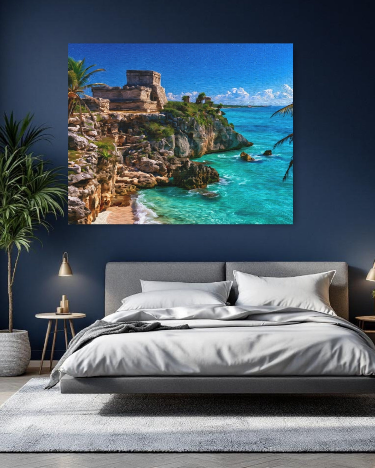 Tulum Mayan Ruins Cliffside — Tulum, Mexico Study No. 1