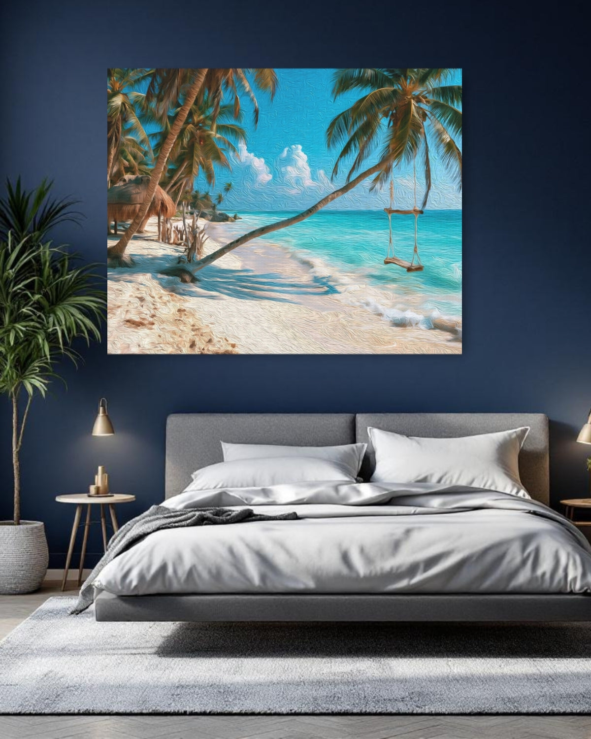 Tulum Palm Swing Beach — Tulum, Mexico Study No. 1