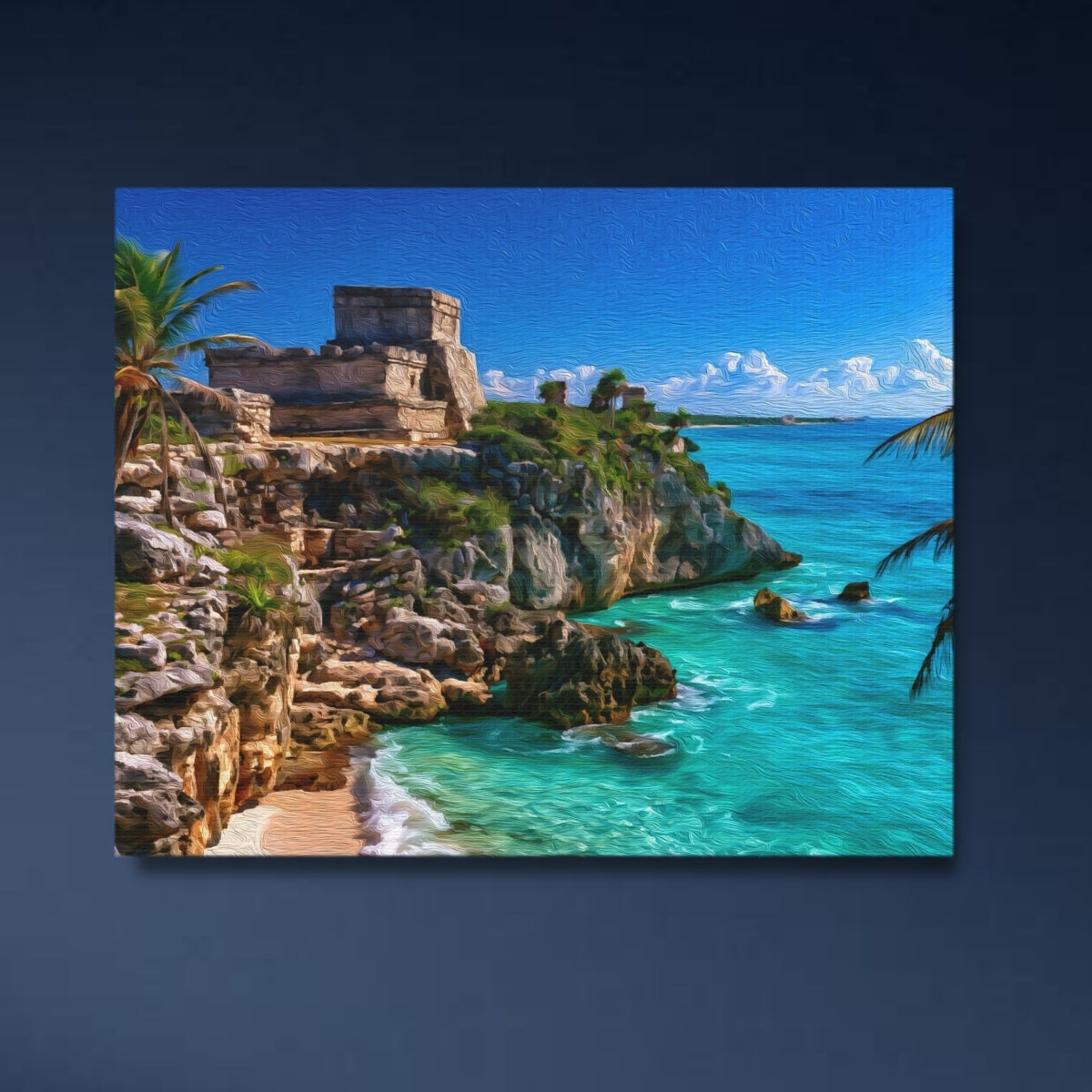 Tulum Mayan Ruins Cliffside — Tulum, Mexico Study No. 4
