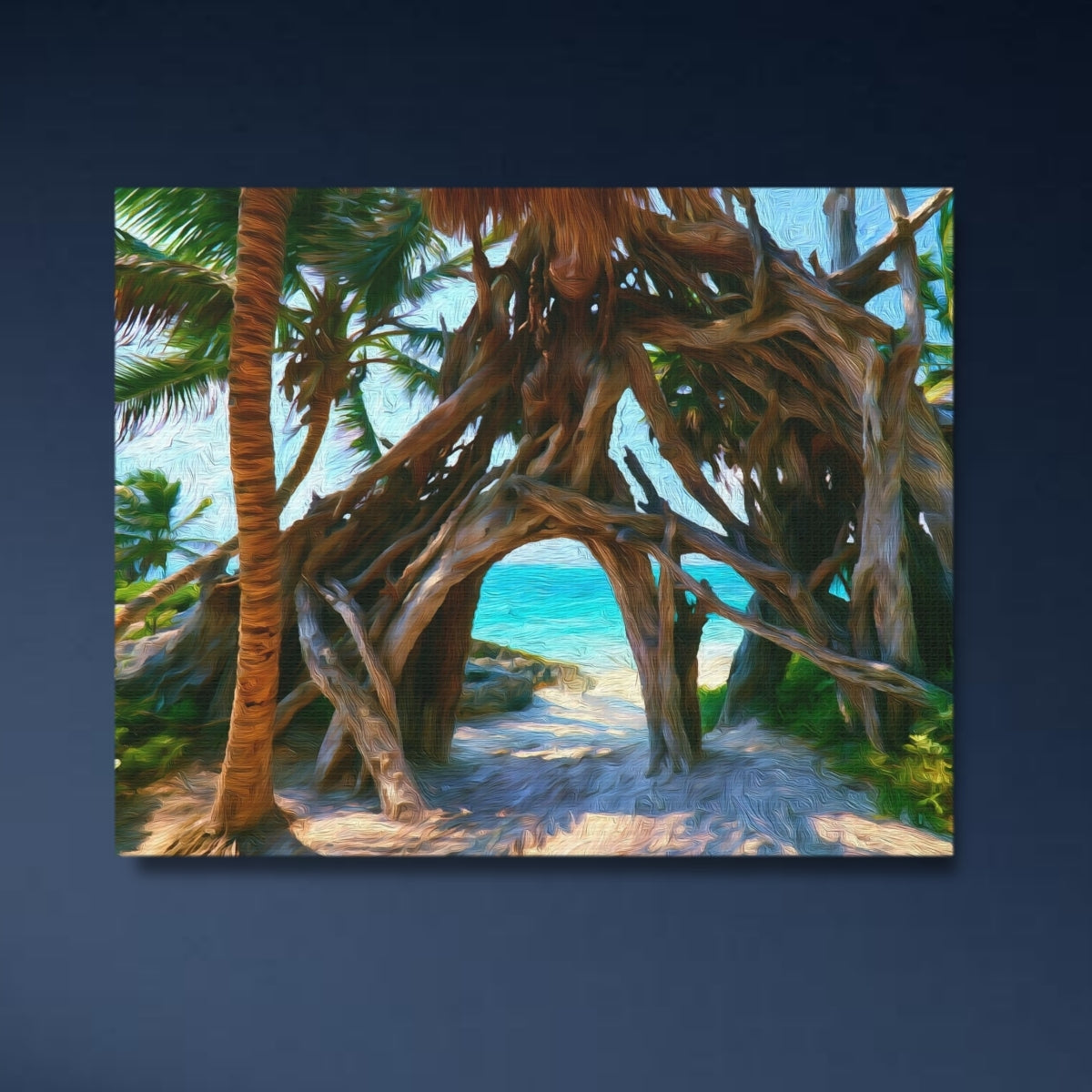Tulum Beach Tree Arch — Tulum, Mexico Study No. 4