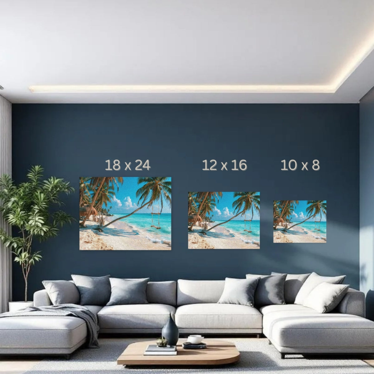 Tulum Palm Swing Beach — Tulum, Mexico Study No. 3