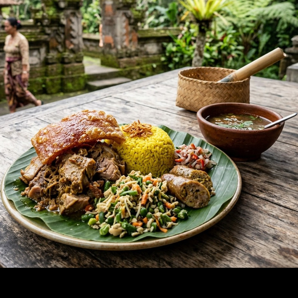 Local cuisine study in Ubud, Indonesia
