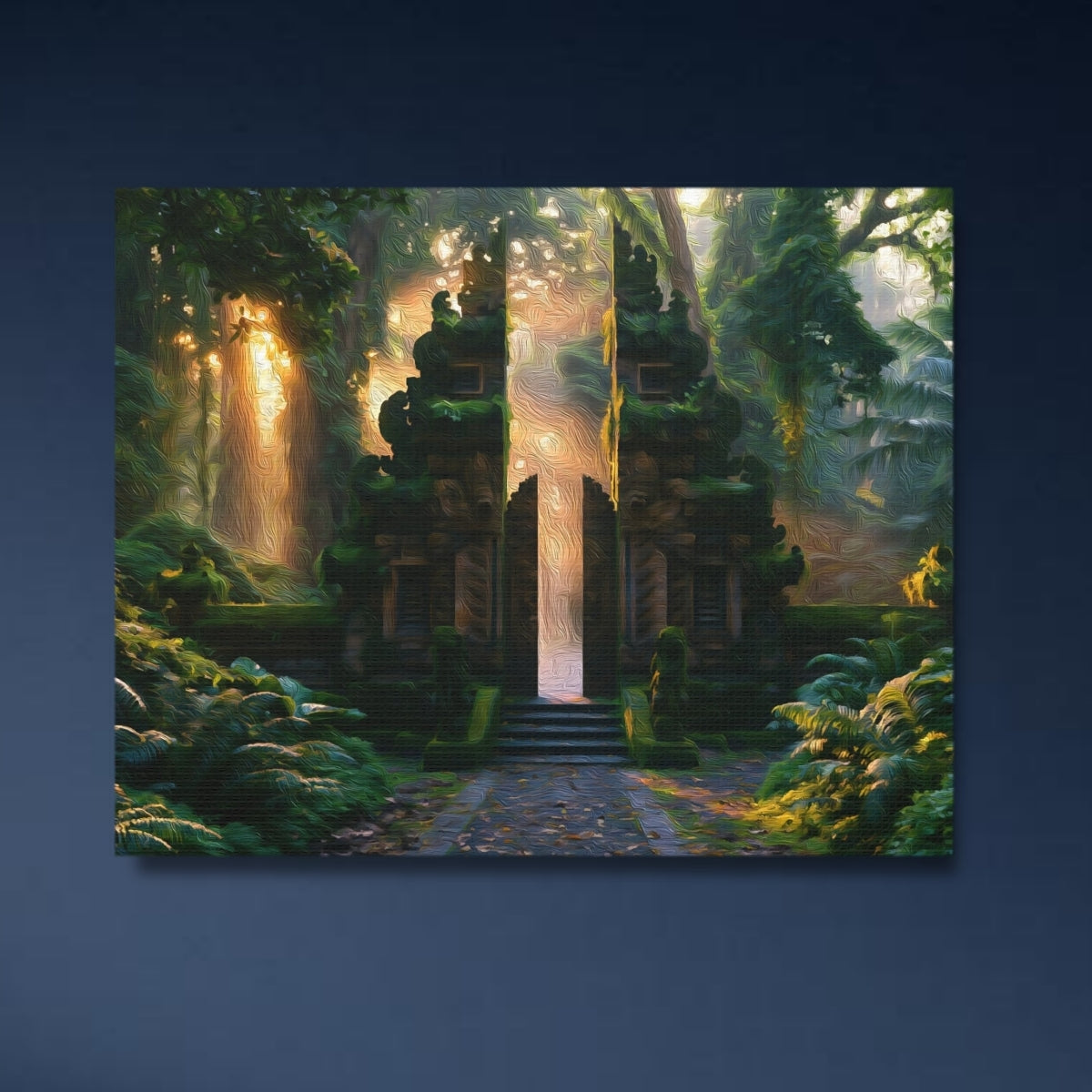 Balinese Temple Split Gate — Ubud, Indonesia Study No. 4