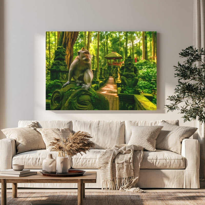 Ubud Sacred Monkey Forest Sanctuary in a room — Ubud, Indonesia