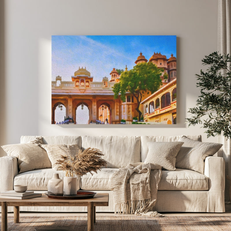 City Palace Grand Entrance — Udaipur, India, view 1