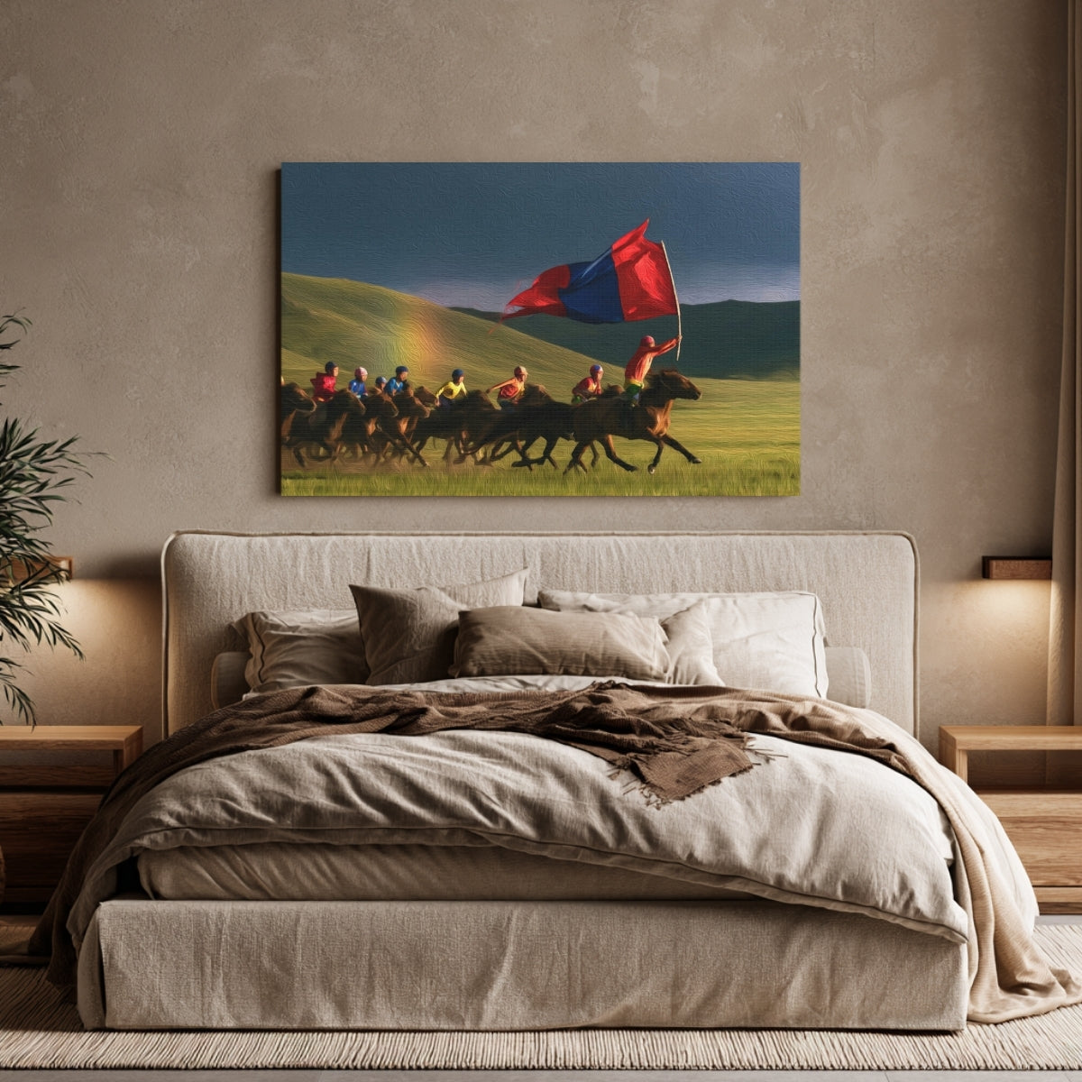 Naadam Festival Horse Race — Ulaanbaatar, Mongolia, view 4