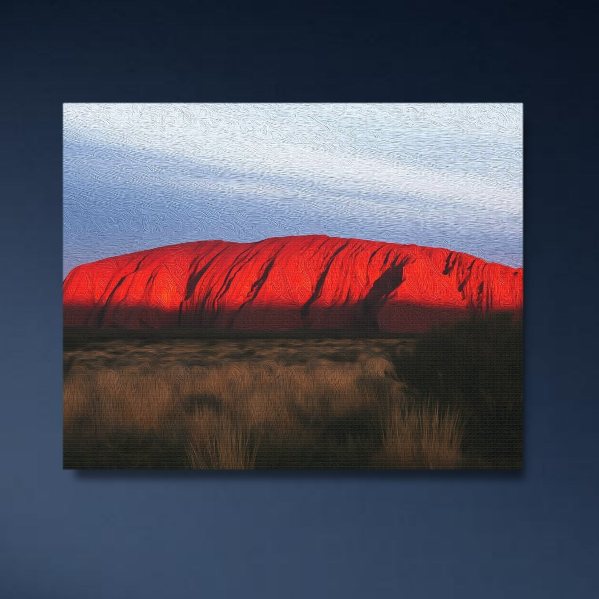 Uluru Ayers Rock Sunset — Uluru, Australia, close-up detail