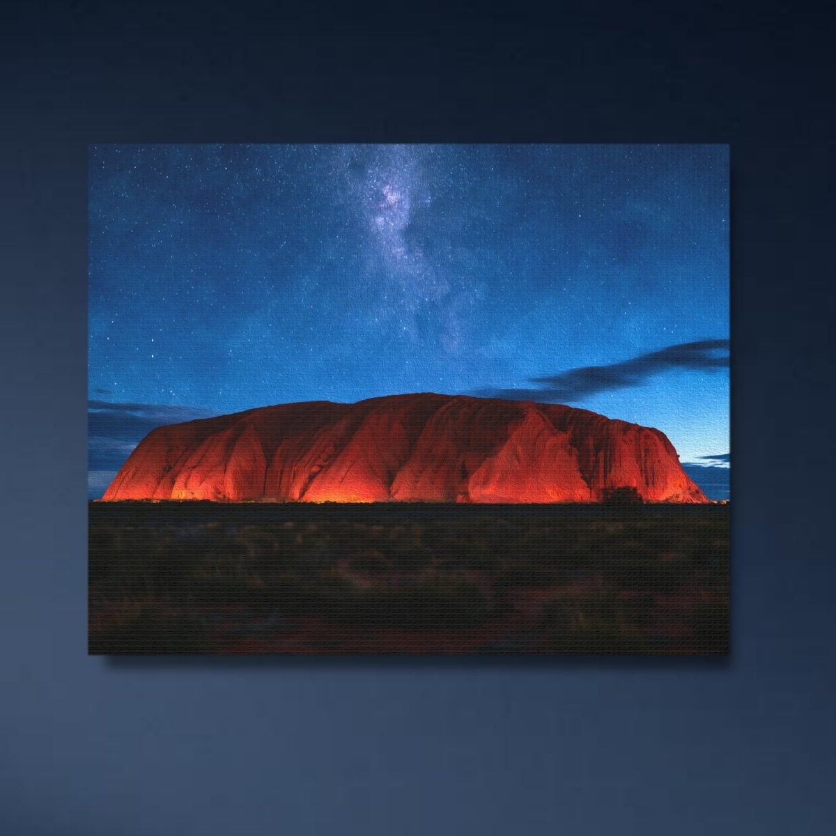 Uluru Milky Way Night — Uluru, Australia, close-up detail
