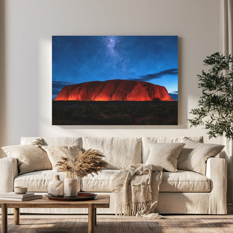 Uluru Milky Way Night — Uluru, Australia, view 1
