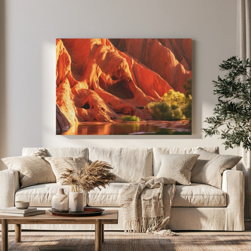 Uluru Red Rock Reflection — Uluru, Australia, view 1