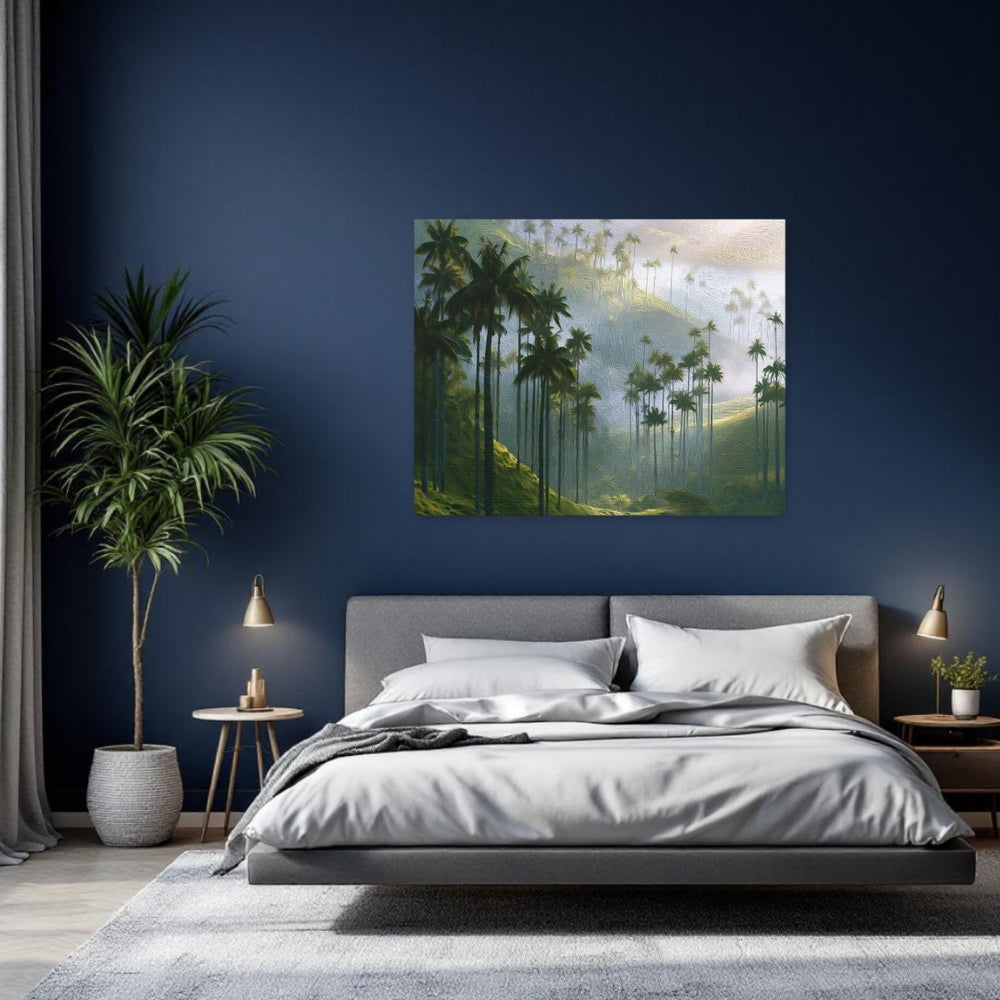 Valle de Cocora, Colombia | Valle de Cocora Wax Palms | Original Series Gallery Canvas detail
