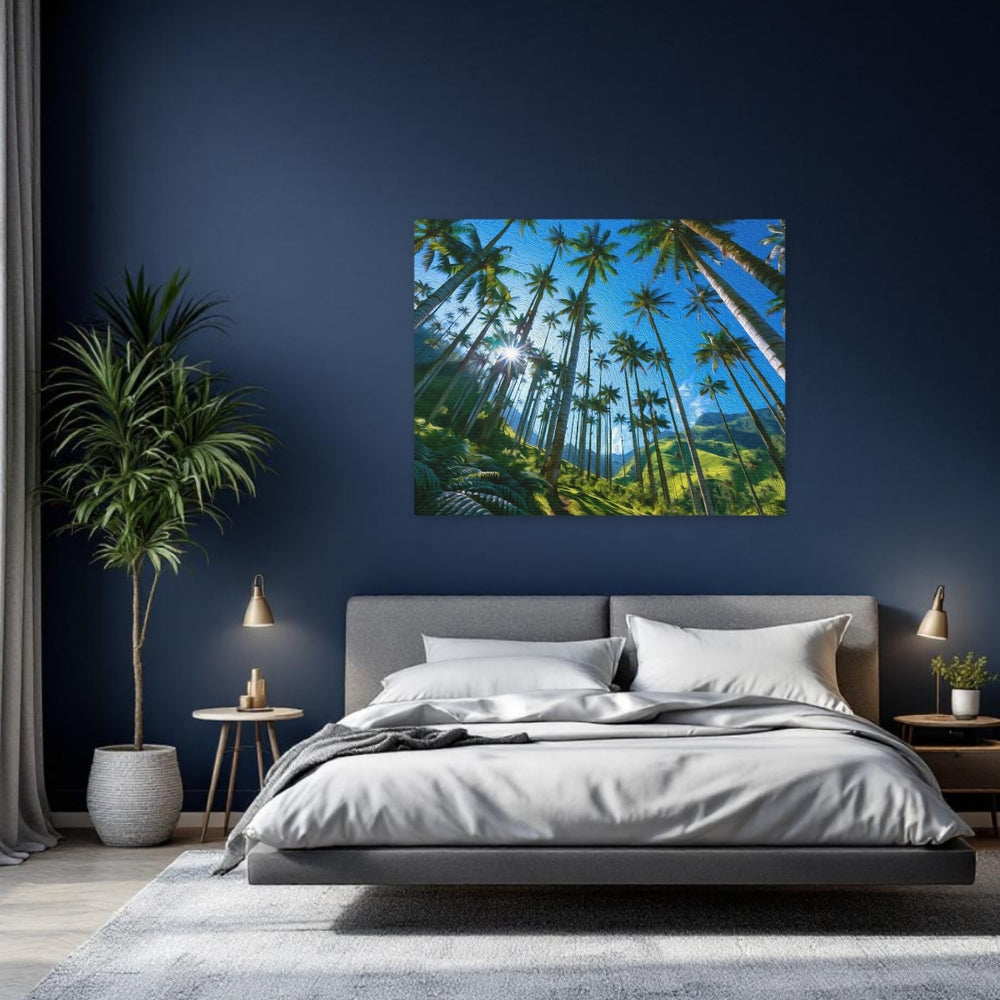 Valle de Cocora, Colombia | Valle de Cocora Wax Palms | Original Series Gallery Canvas detail