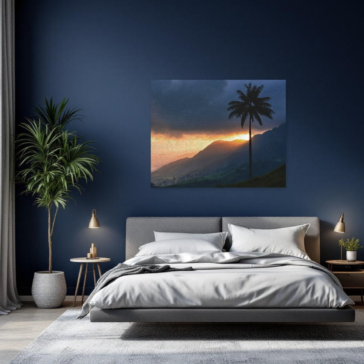 Valle de Cocora Palm Sunset — Valle de Cocora, Colombia Study No. 2