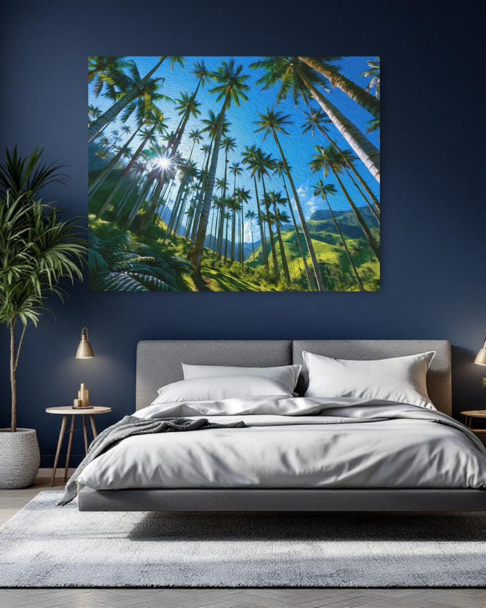 Valle de Cocora, Colombia | Valle de Cocora Wax Palms | Original Series Gallery Canvas detail