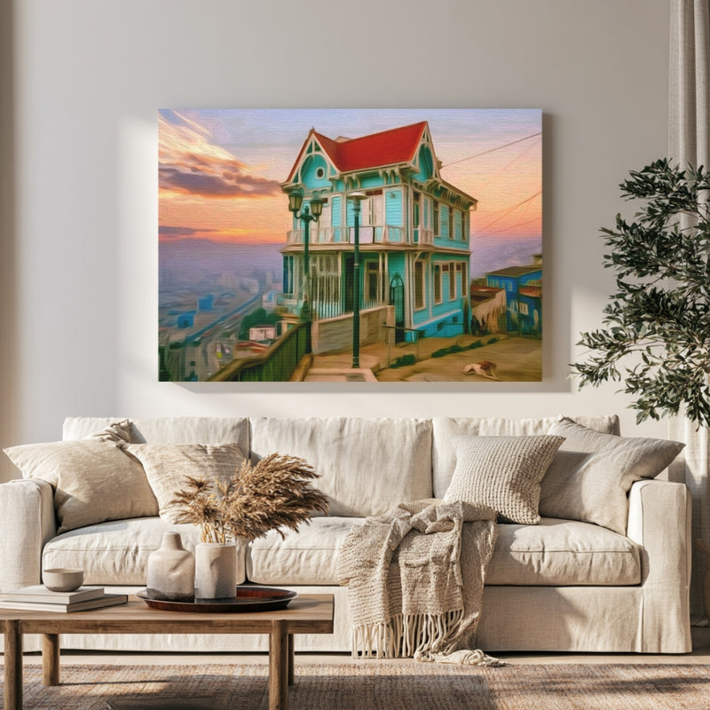 Paseo Gervasoni Hillside Villa in a room — Valparaíso, Chile