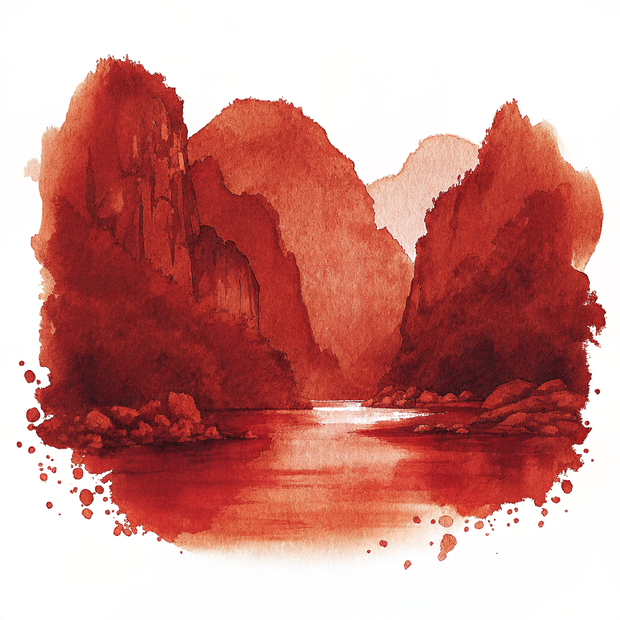Vang Vieng watercolor