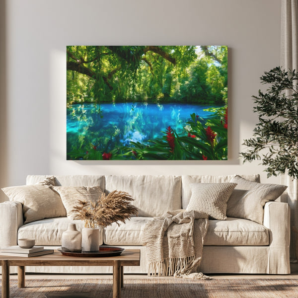 Blue Hole Jungle Lagoon