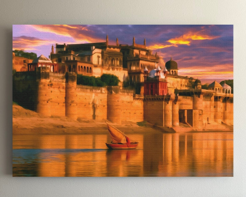 Varanasi Ghats Riverside Fortifications — Varanasi, India