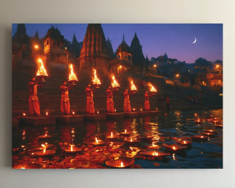 Ganga Aarti Dashashwamedh Ghat — Varanasi, India