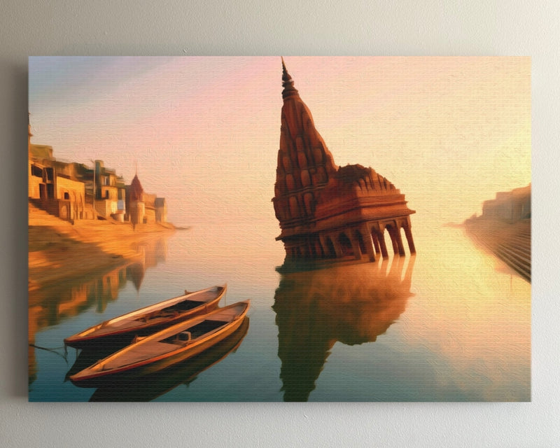 Varanasi Scindia Ghat Temple — Varanasi, India
