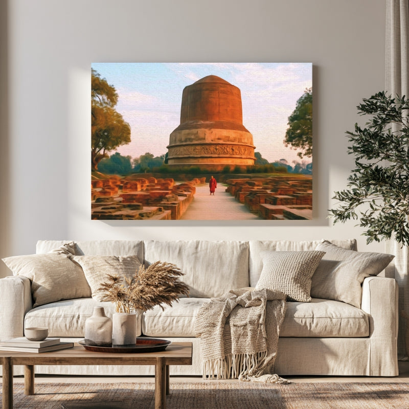 Dhamek Stupa Sarnath — Varanasi, India, view 1