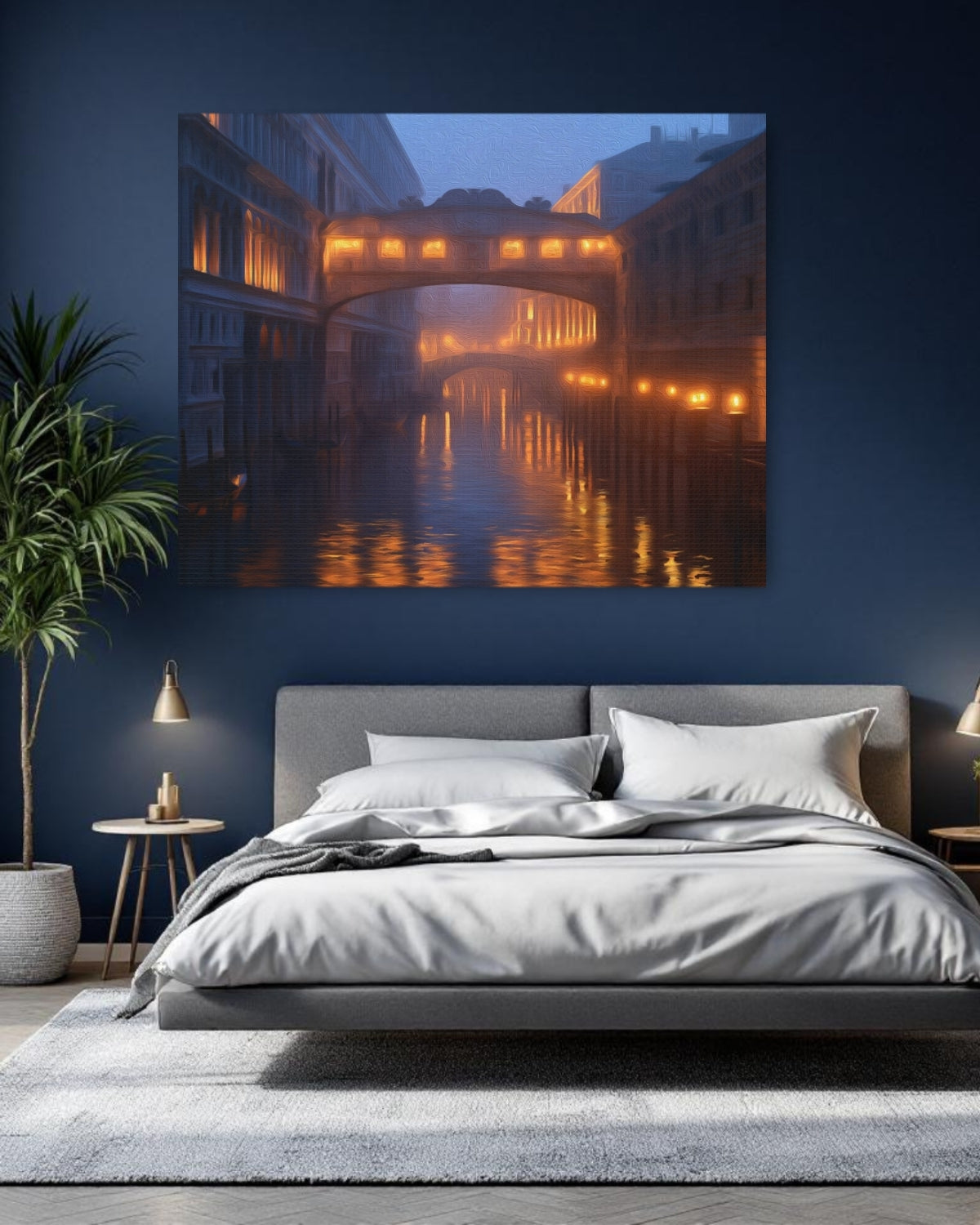 Venice, Italy | Bridge of Sighs Venice | Original Series Gallery Canvas detail