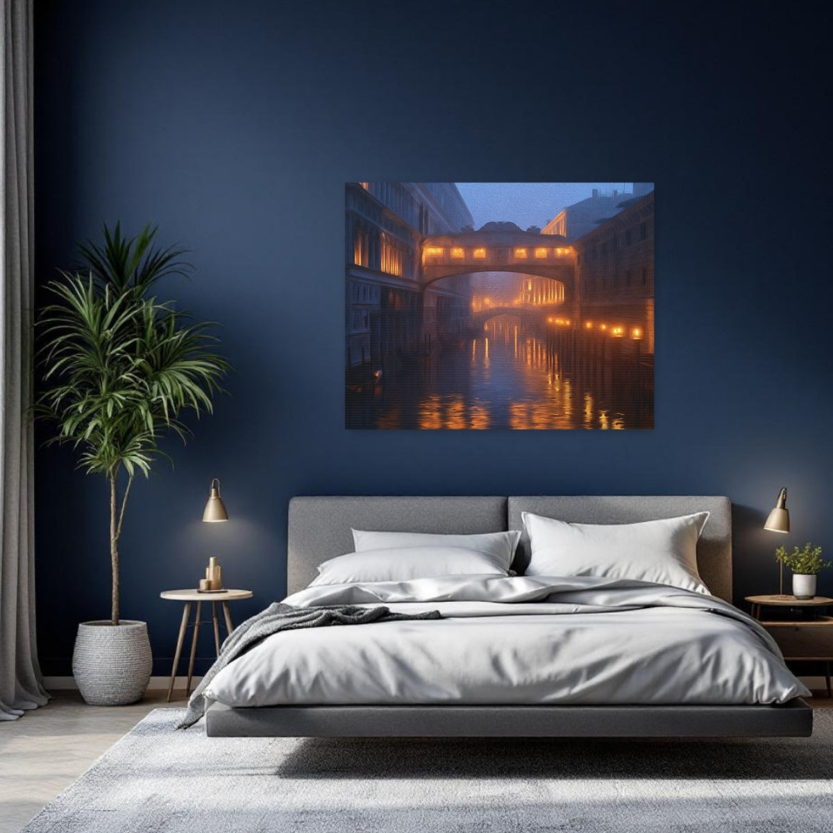Venice, Italy | Bridge of Sighs Venice | Original Series Gallery Canvas detail