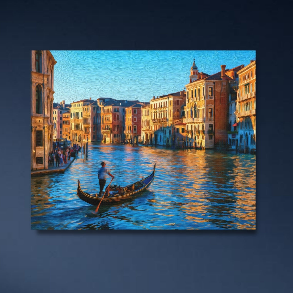 Venice, Italy | Grand Canal Venice Italy | Original Series Gallery Canvas close-up detail